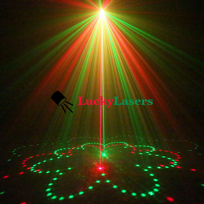 635nm/532nm 20 Patterns Laser Lawn Lamp Outdoor Waterproof Lights